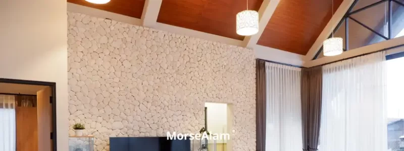 Interior Dinding Batu Larva