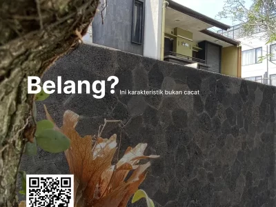Dinding Outdoor Batu
