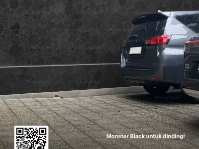 Monster Black Dinding Outdoor